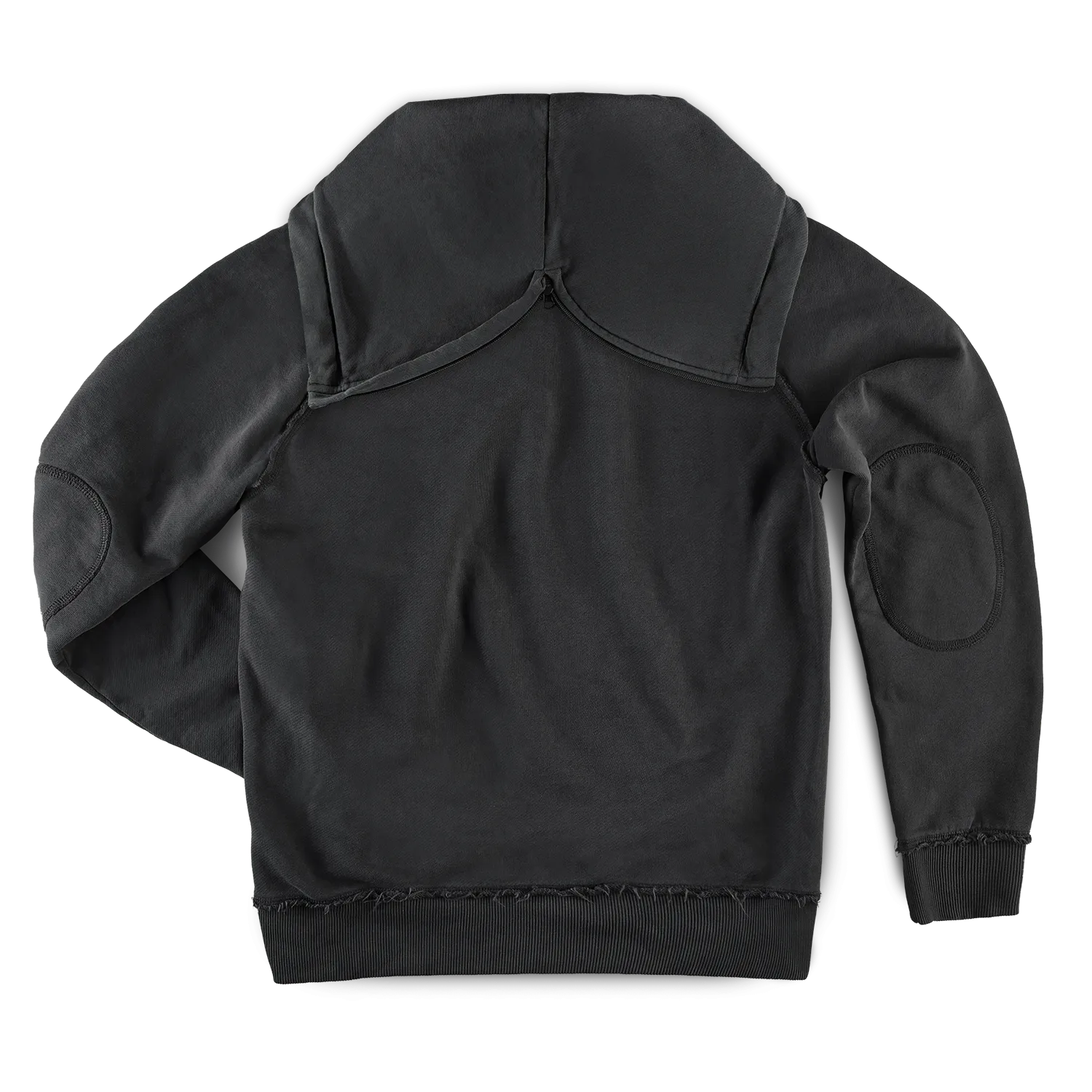 &SONS Warm Down Hoodie Washed Black