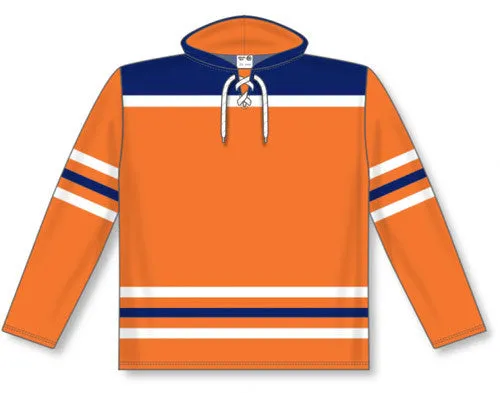 Athletic Knit Pro Team Nhl Edmonton Orange Hoodie