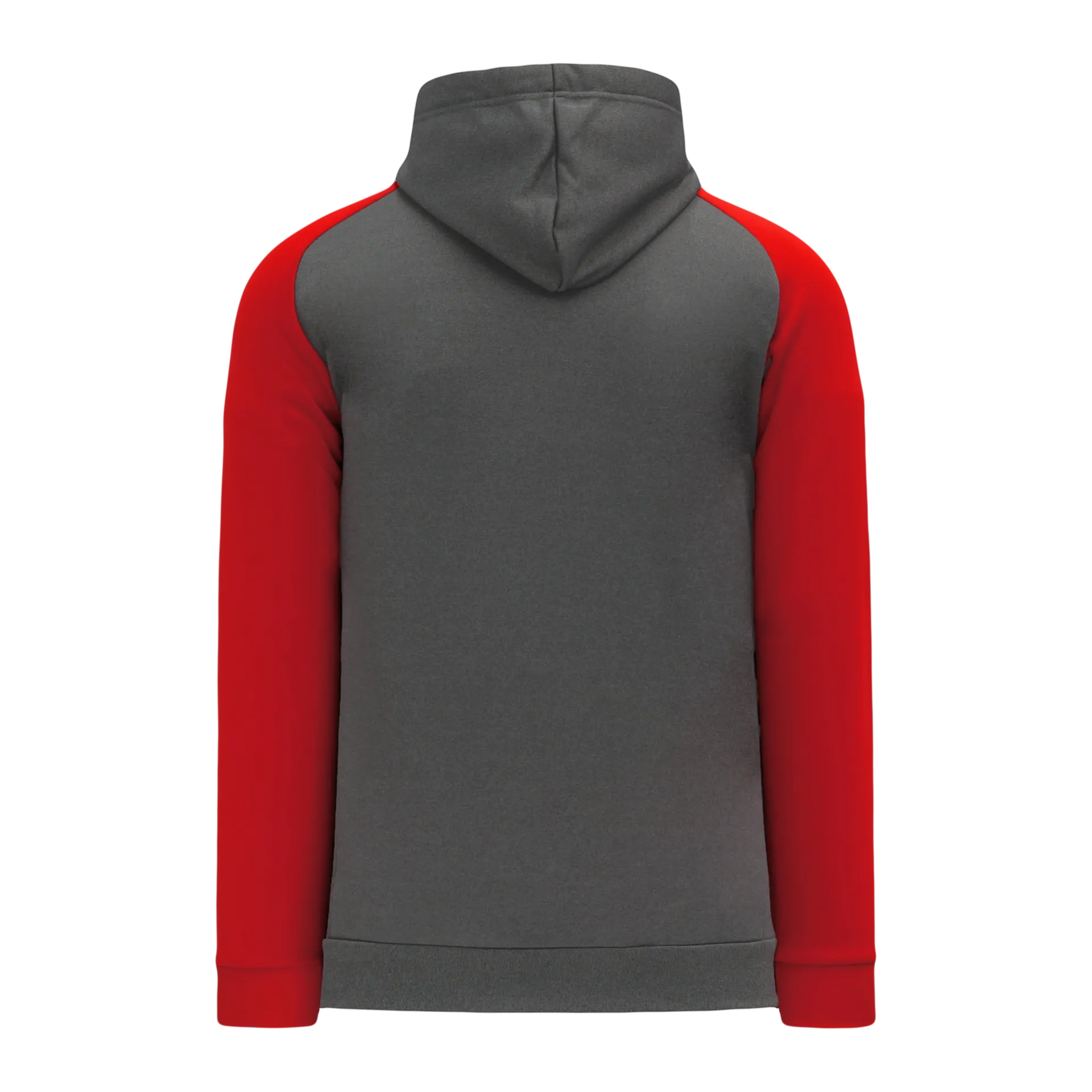 Athletic Knit Two-Tone Heather Charcoal/Red Hoodie