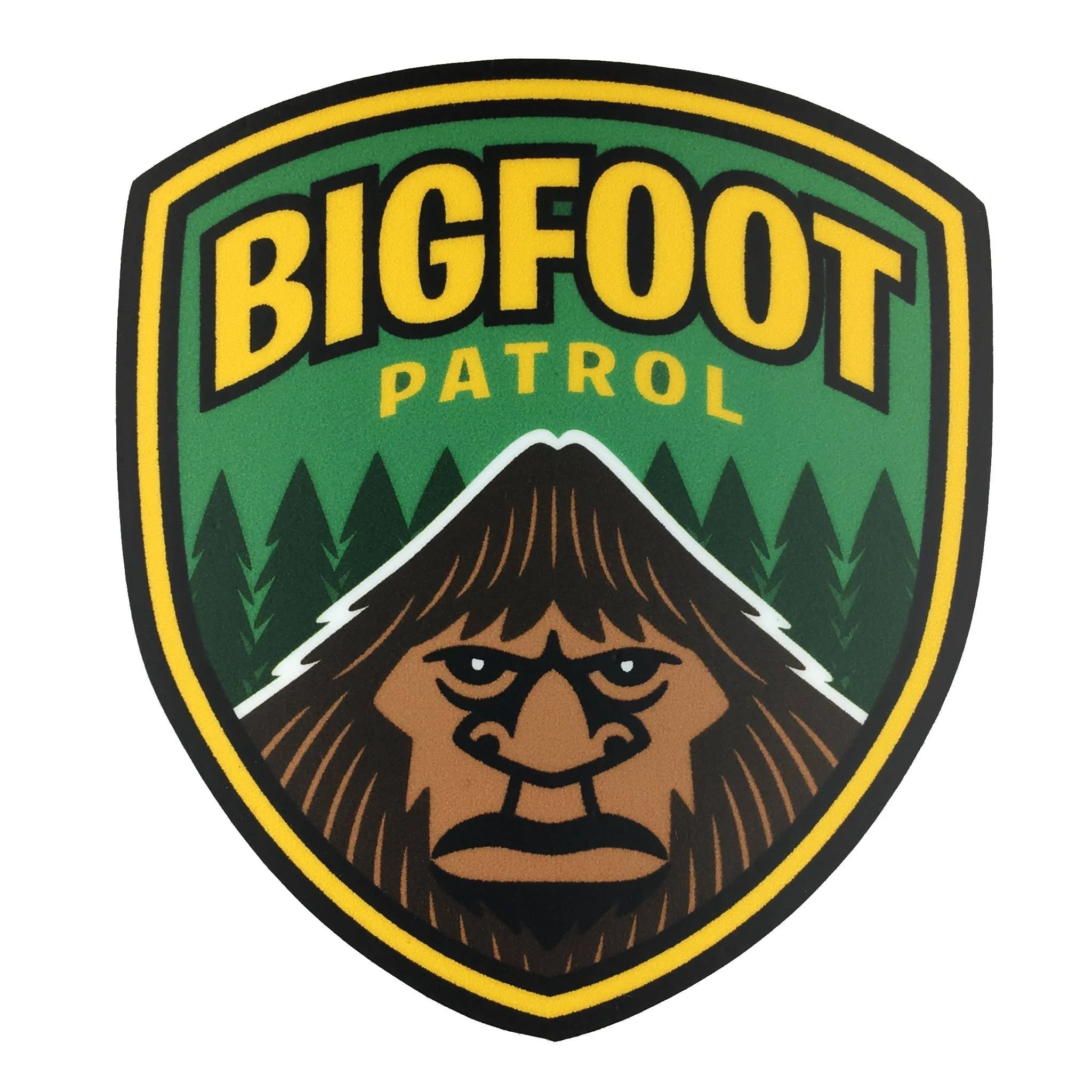 Bigfoot Patrol Patch Sticker (Monsterologist)