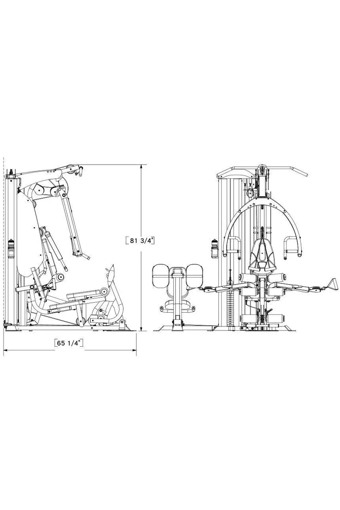 Bodycraft LGXP Pro Multi Station Home Gym