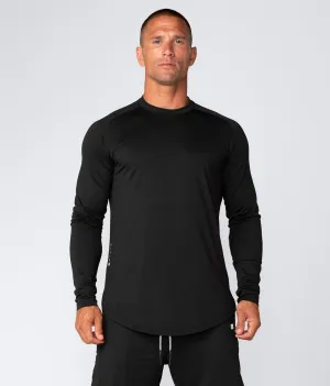 Born Tough Air Pro™ Long Sleeve Athletic T-Shirt For Men Black