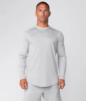 Born Tough Air Pro™ Long Sleeve Bodybuilding T-Shirt For Men Steel Gray