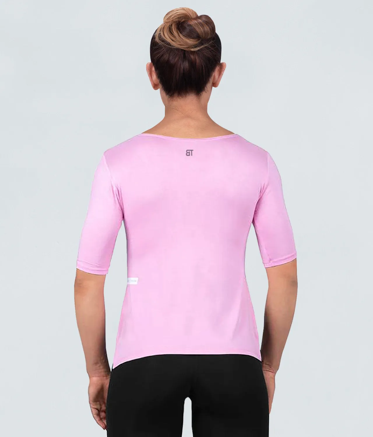 Born Tough Women True Form Sheer Tee Shirt Pink