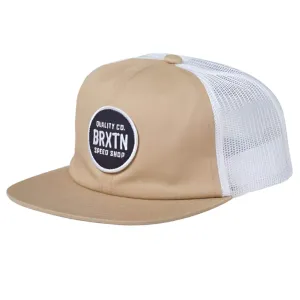 BRIXTON GATEWAY TRUCKER HAT SAND/OFF WHITE
