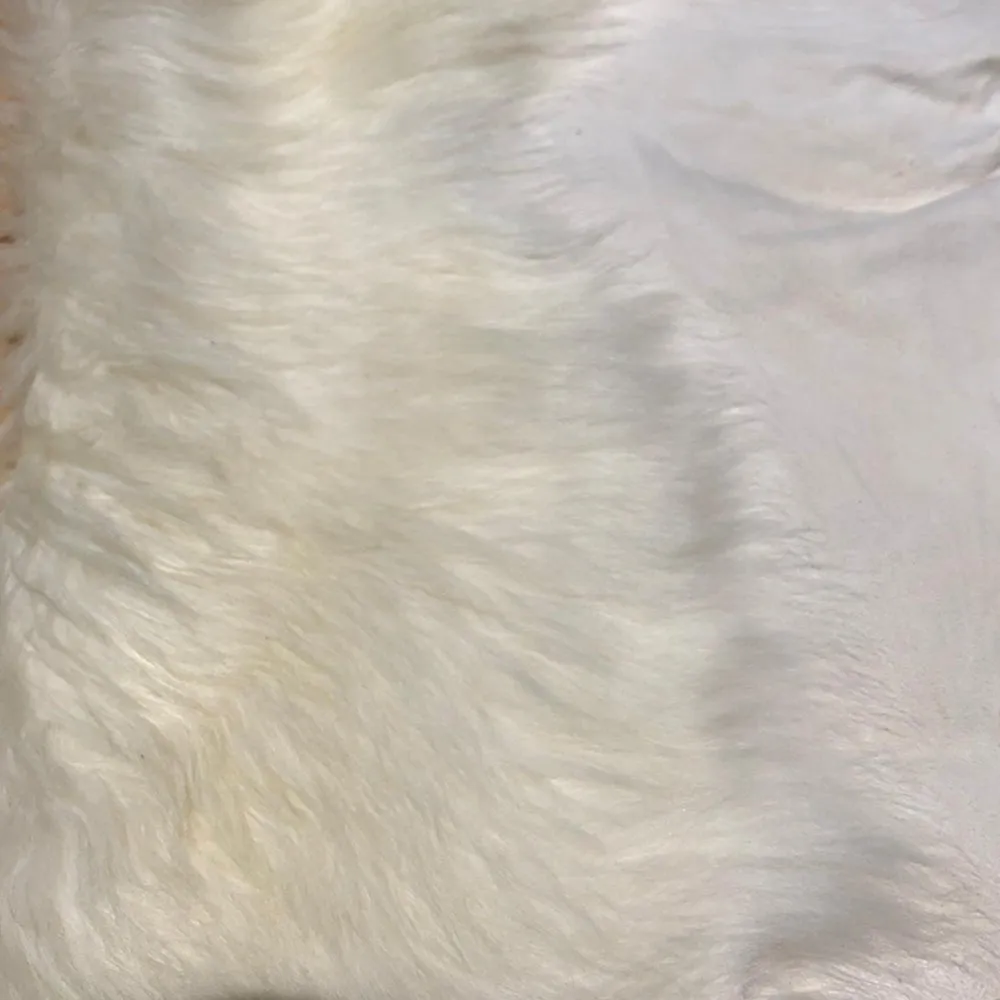 Cashmere Goat Hide - White