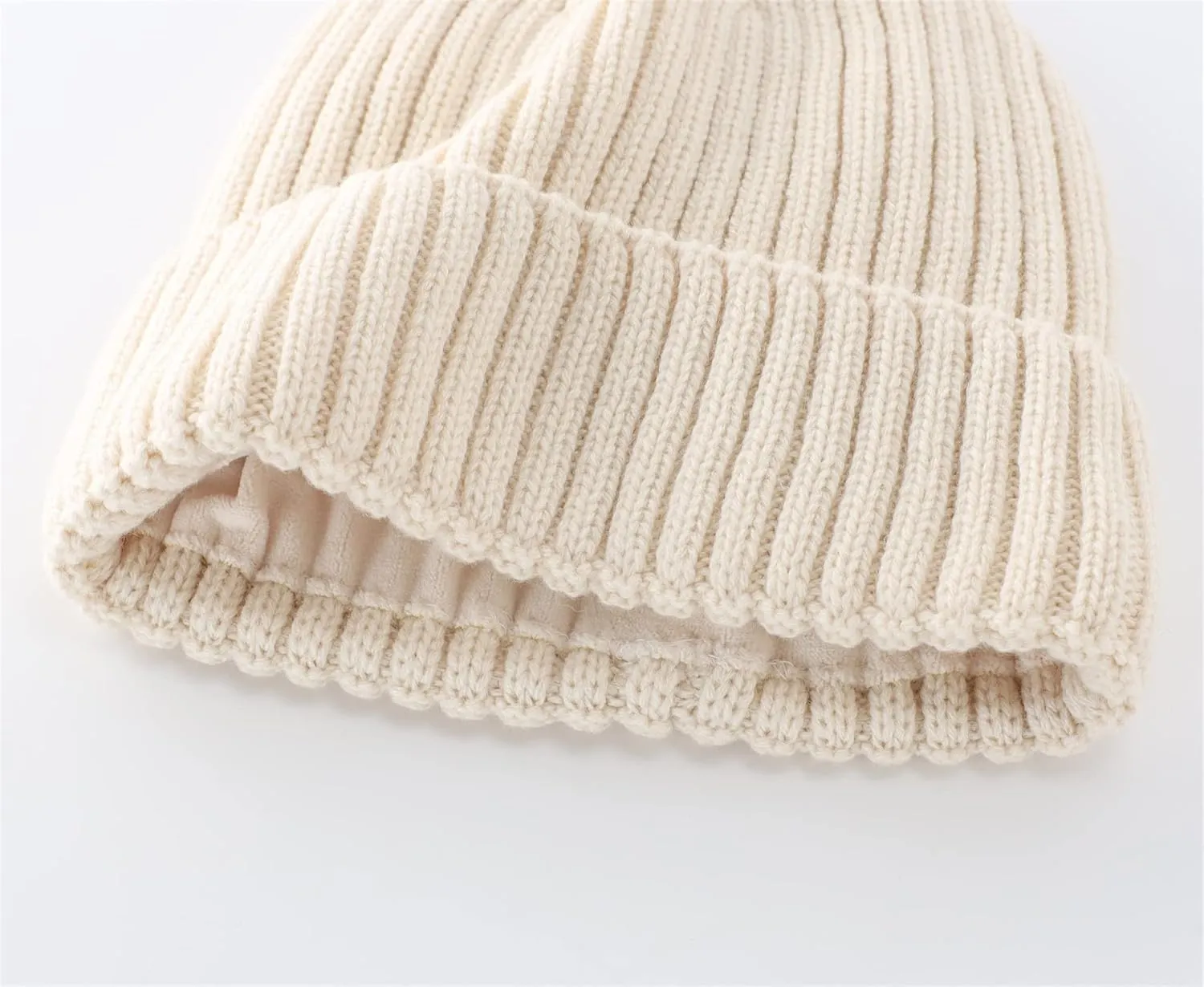 Connectyle Fleece Lined Cuffed Beanie Hat for Men Women Knitted Winter Wool Beanies Skull Cap Warm Watch Hat