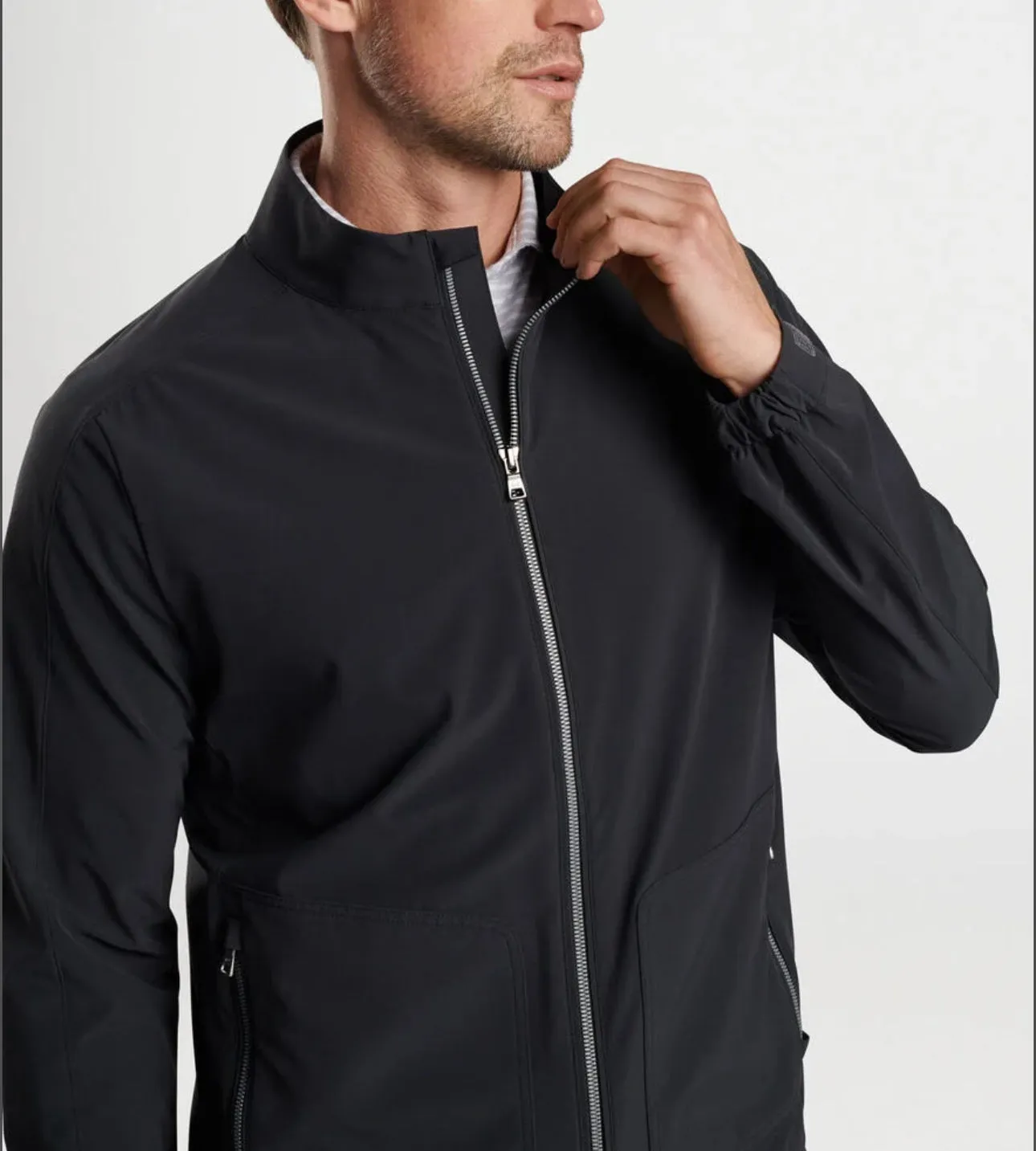 Contour Jacket in Black by Peter Millar