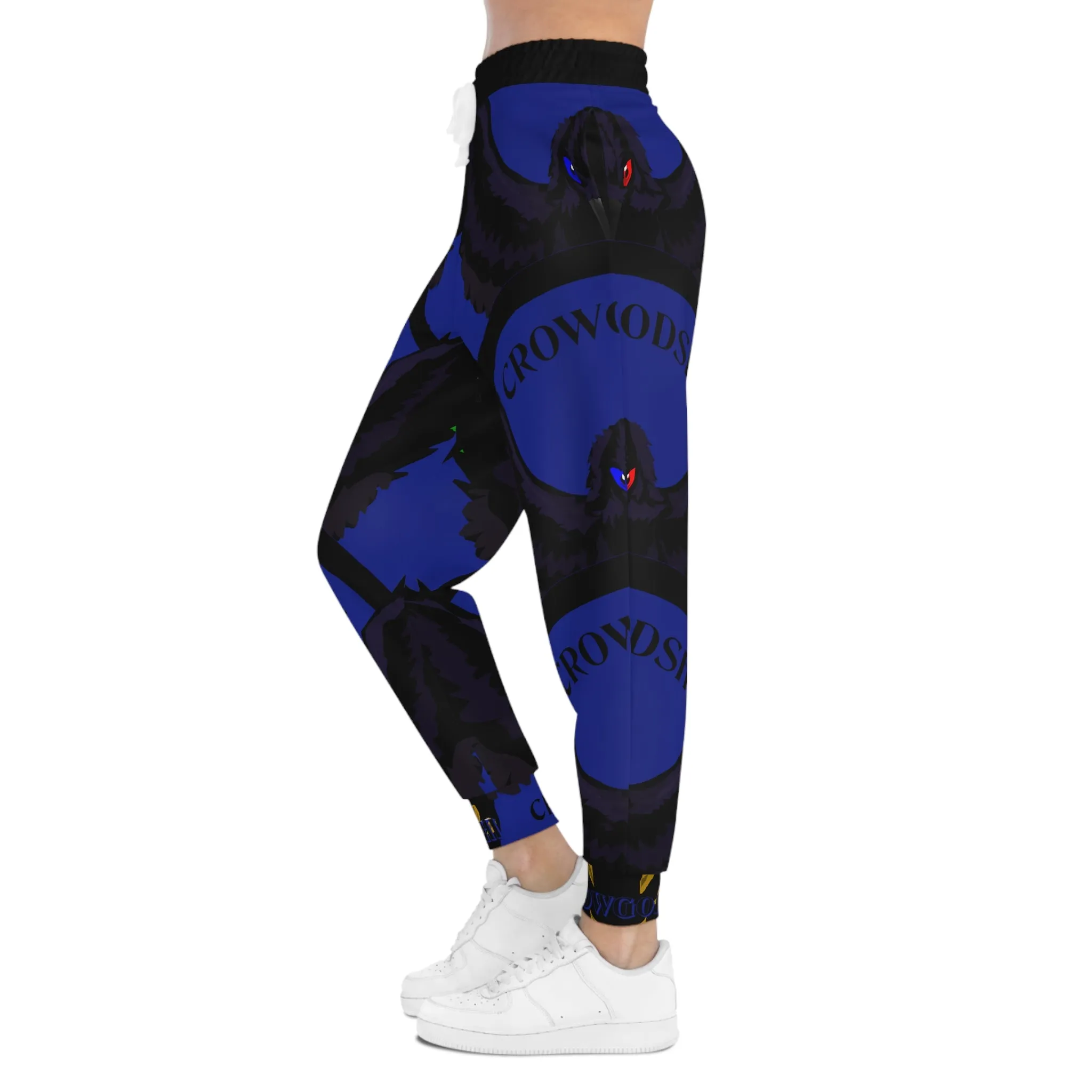 Crowgodshi 3rd GEN Athletic Joggers, DUKE BLUE LOGO