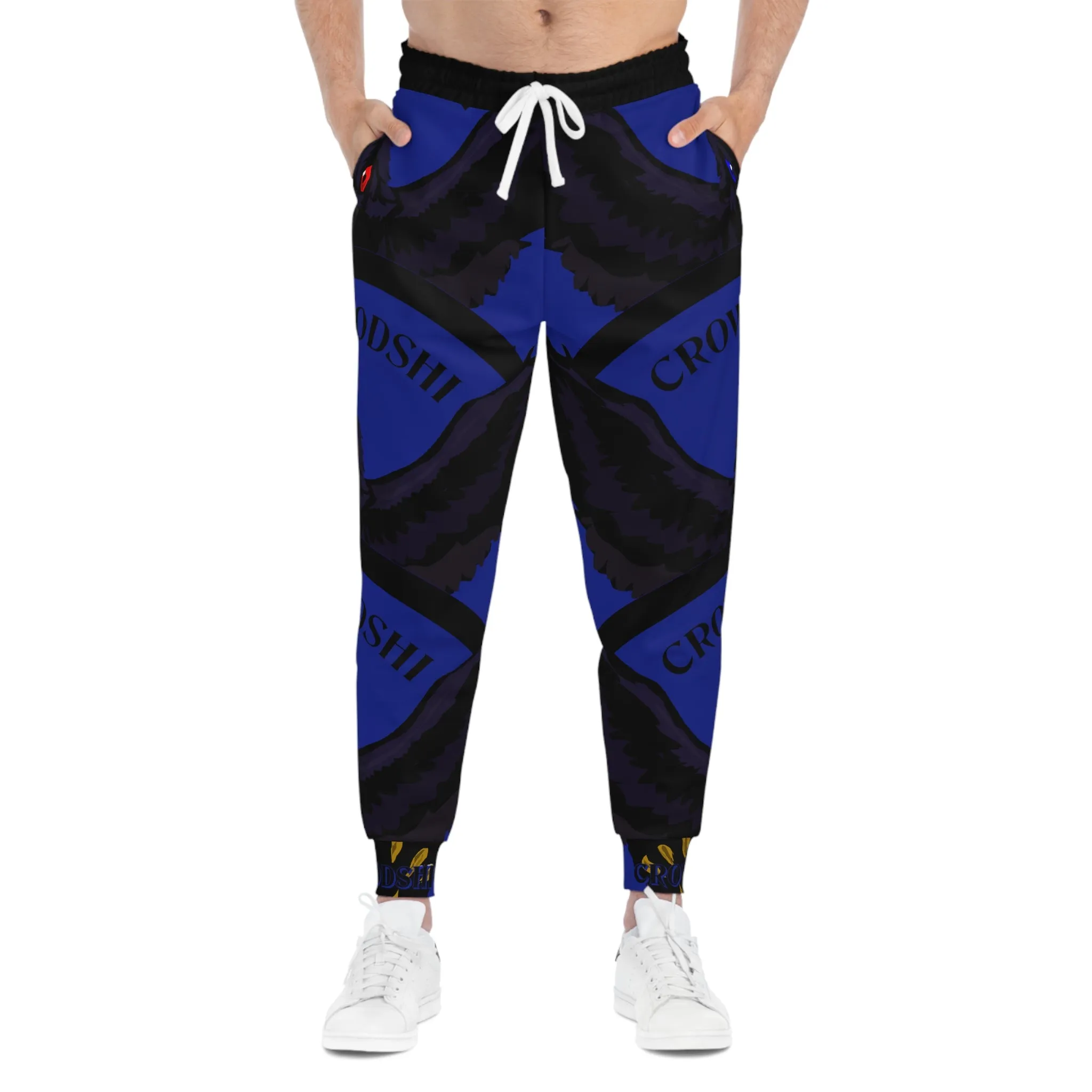 Crowgodshi 3rd GEN Athletic Joggers, DUKE BLUE LOGO