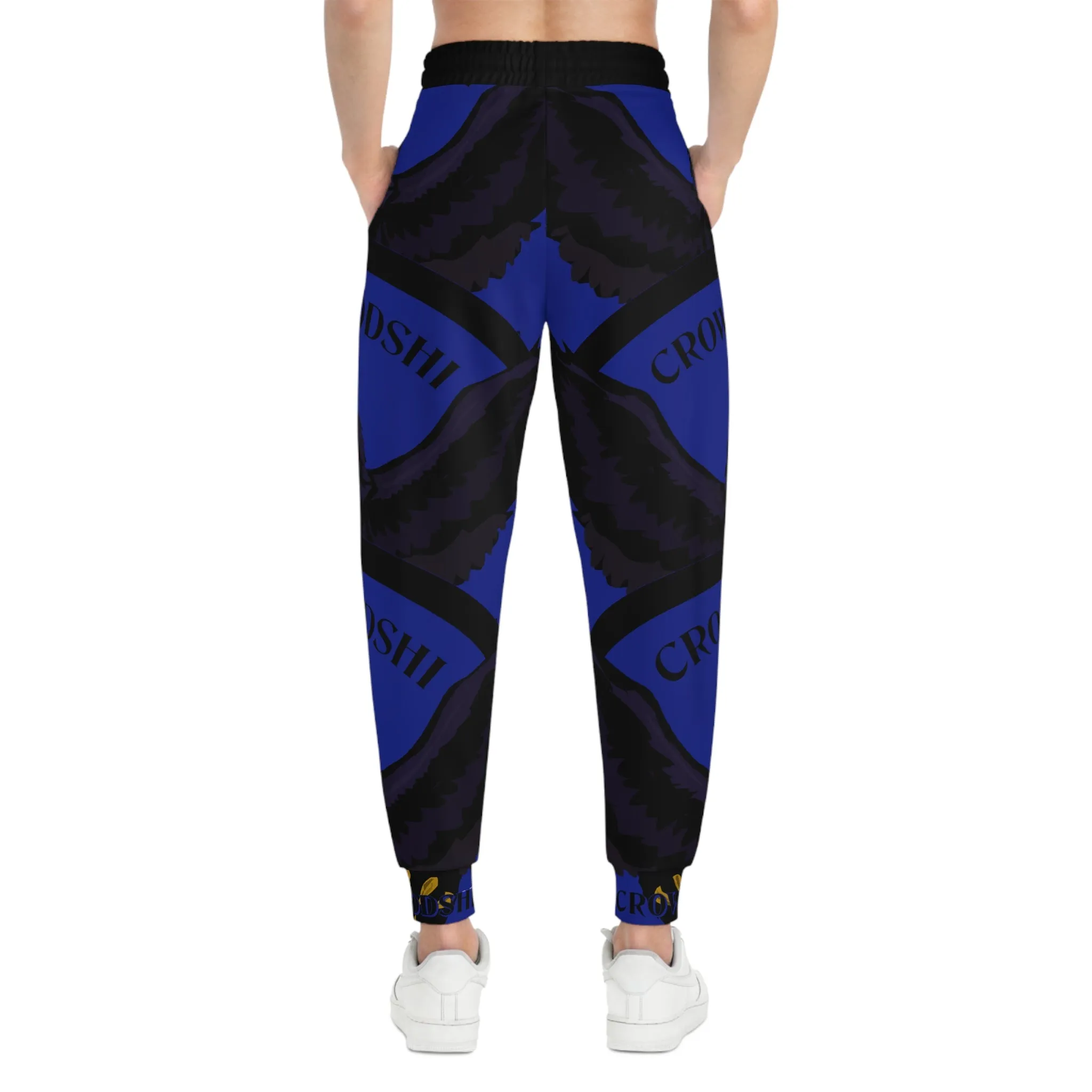 Crowgodshi 3rd GEN Athletic Joggers, DUKE BLUE LOGO