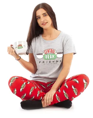 Friends Central Perk Pyjamas for Women  - Cafe TV Show Ladies PJ Set