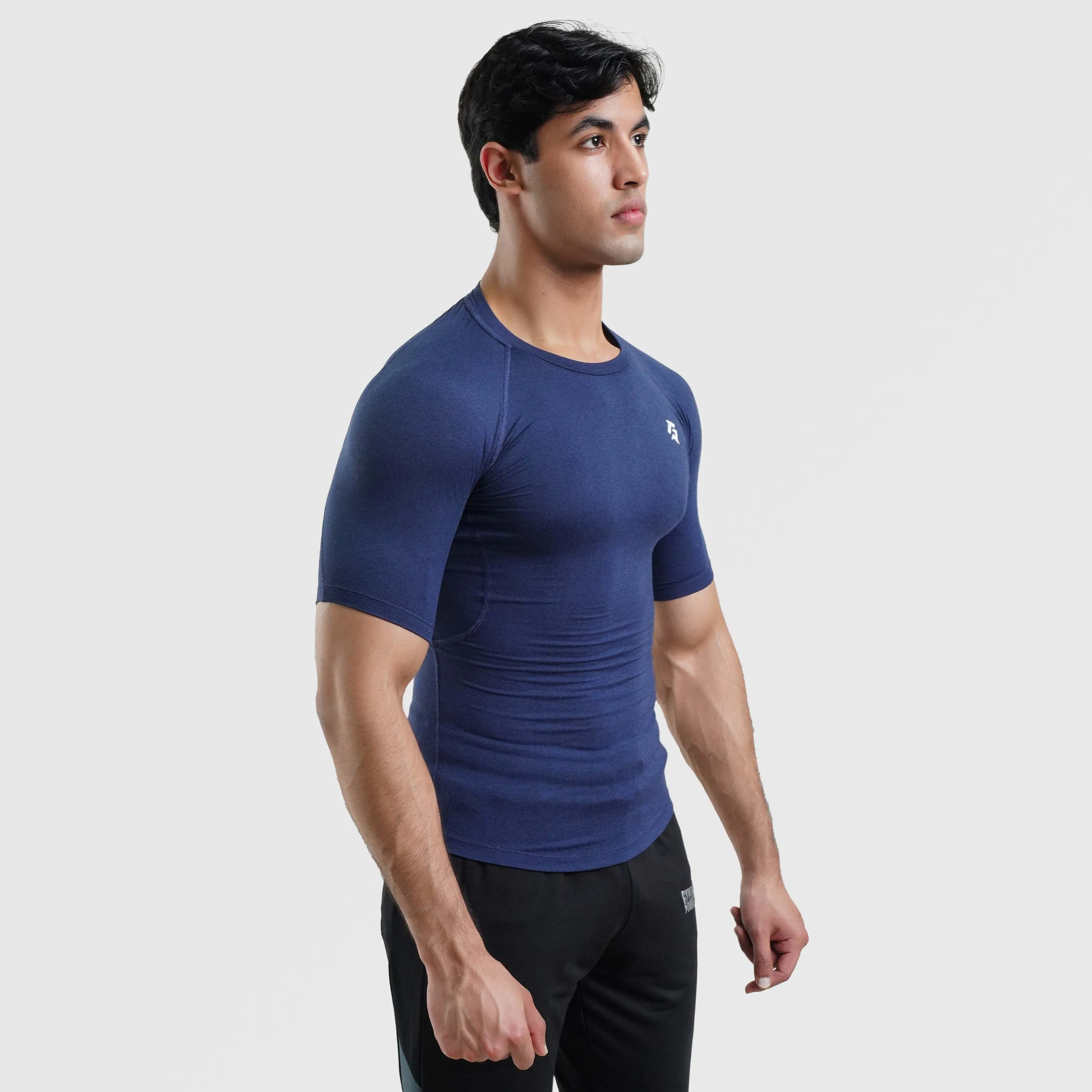 GA Compression Short Sleeves (Navy)