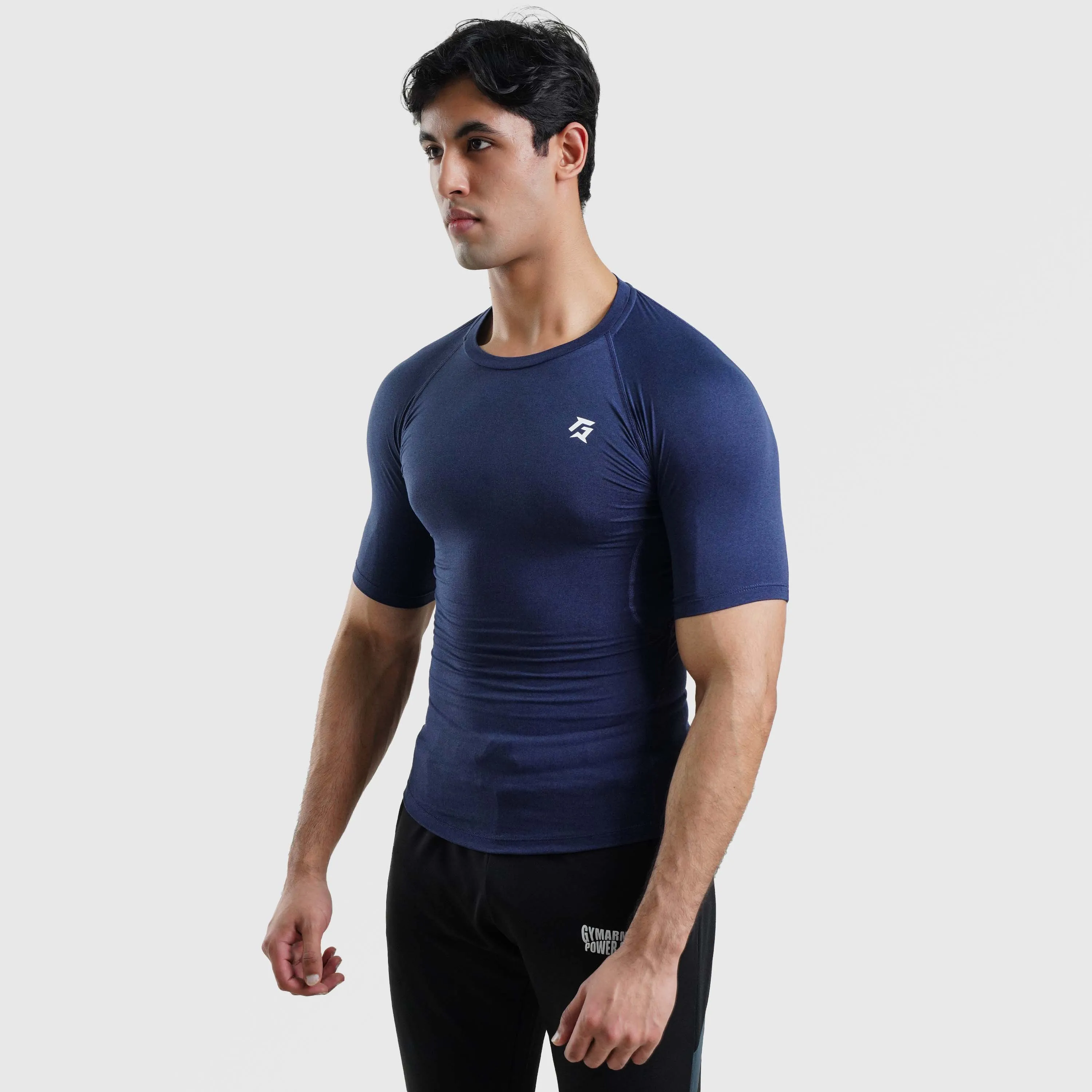 GA Compression Short Sleeves (Navy)