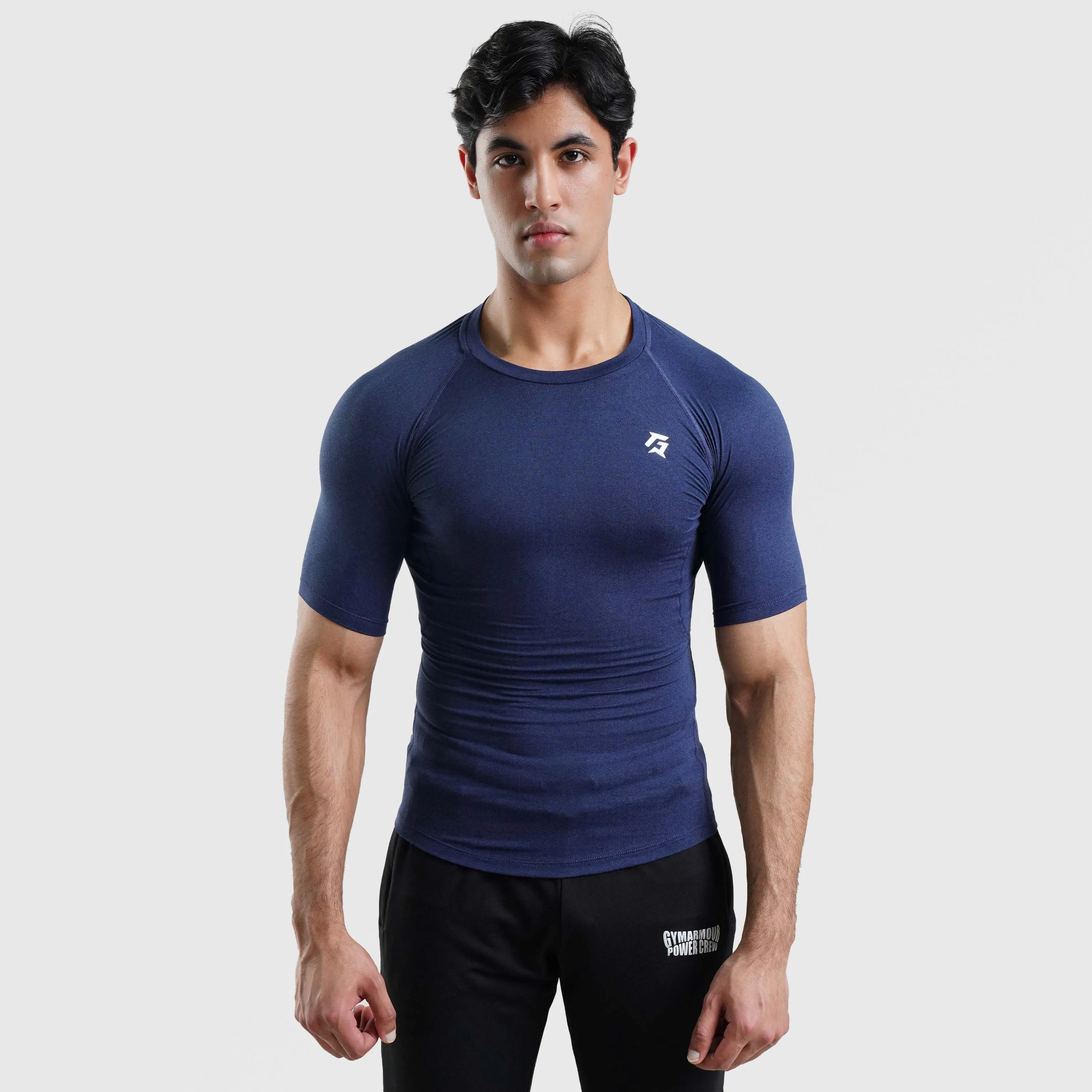 GA Compression Short Sleeves (Navy)
