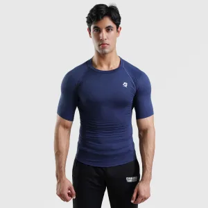 GA Compression Short Sleeves (Navy)