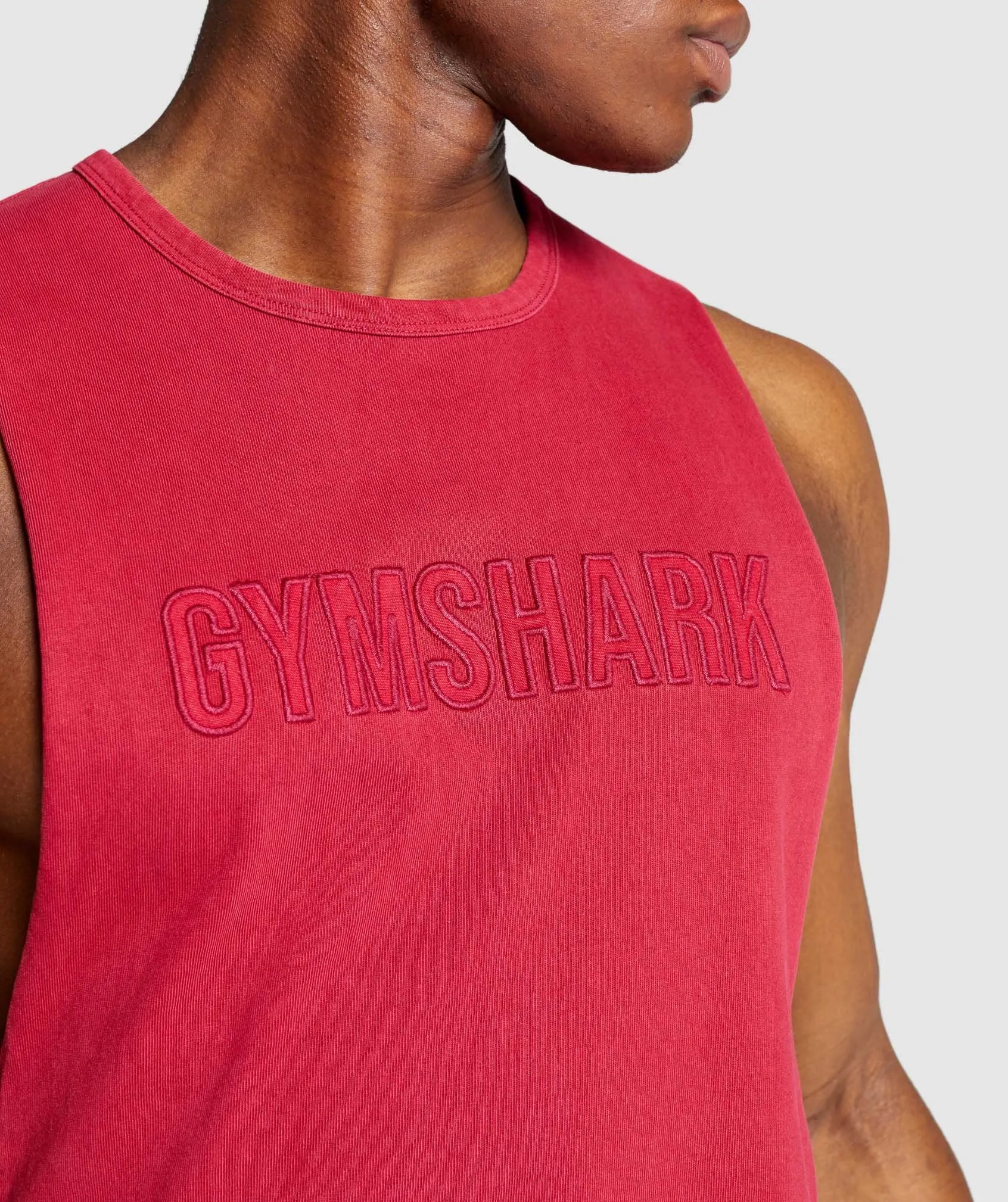 Gymshark Track Tank - Claret