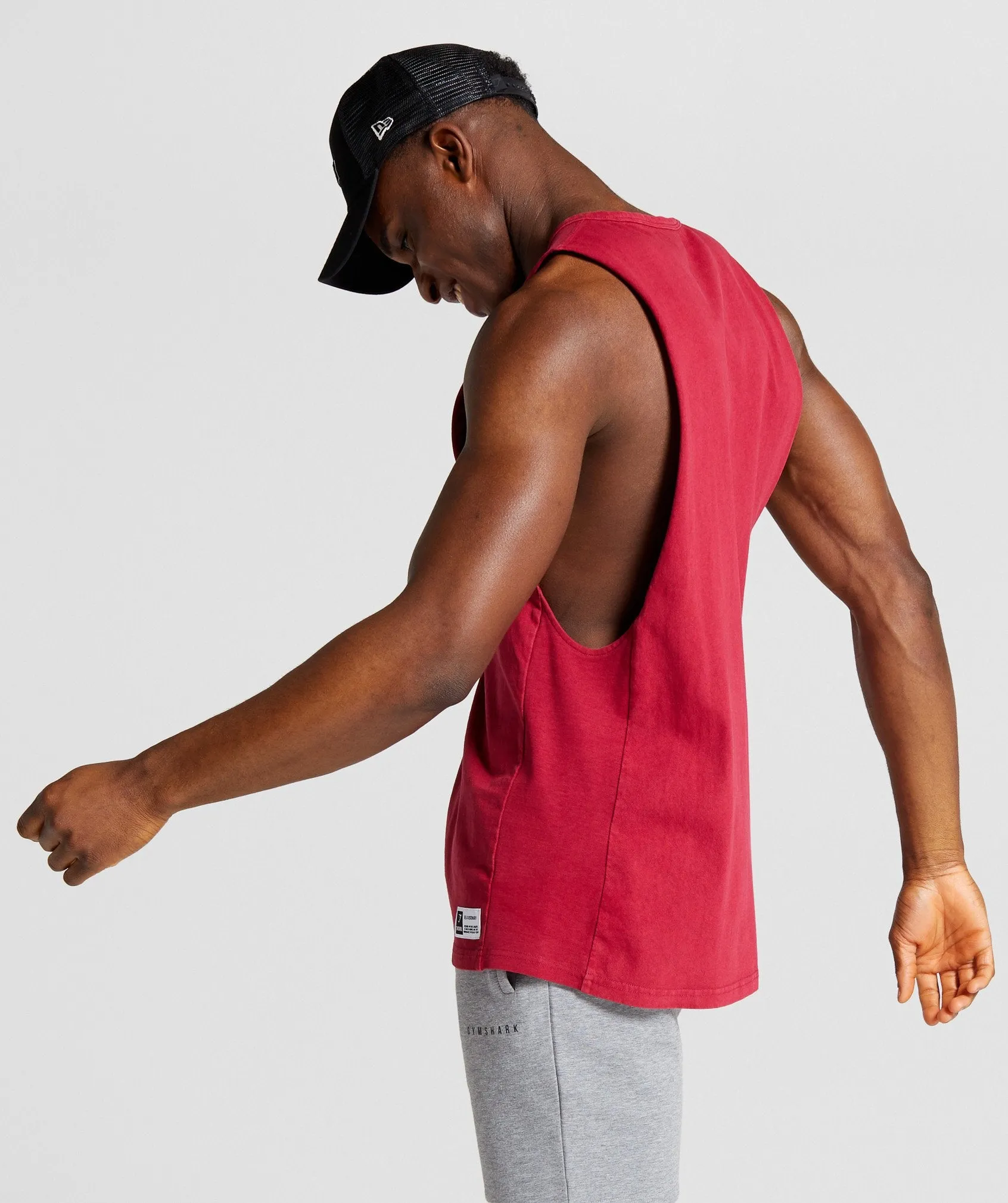 Gymshark Track Tank - Claret