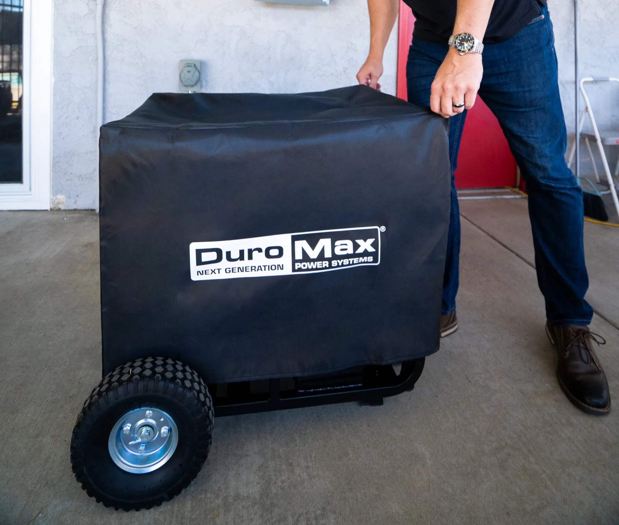 Large Weather Resistant Portable Generator Dust Guard Cover