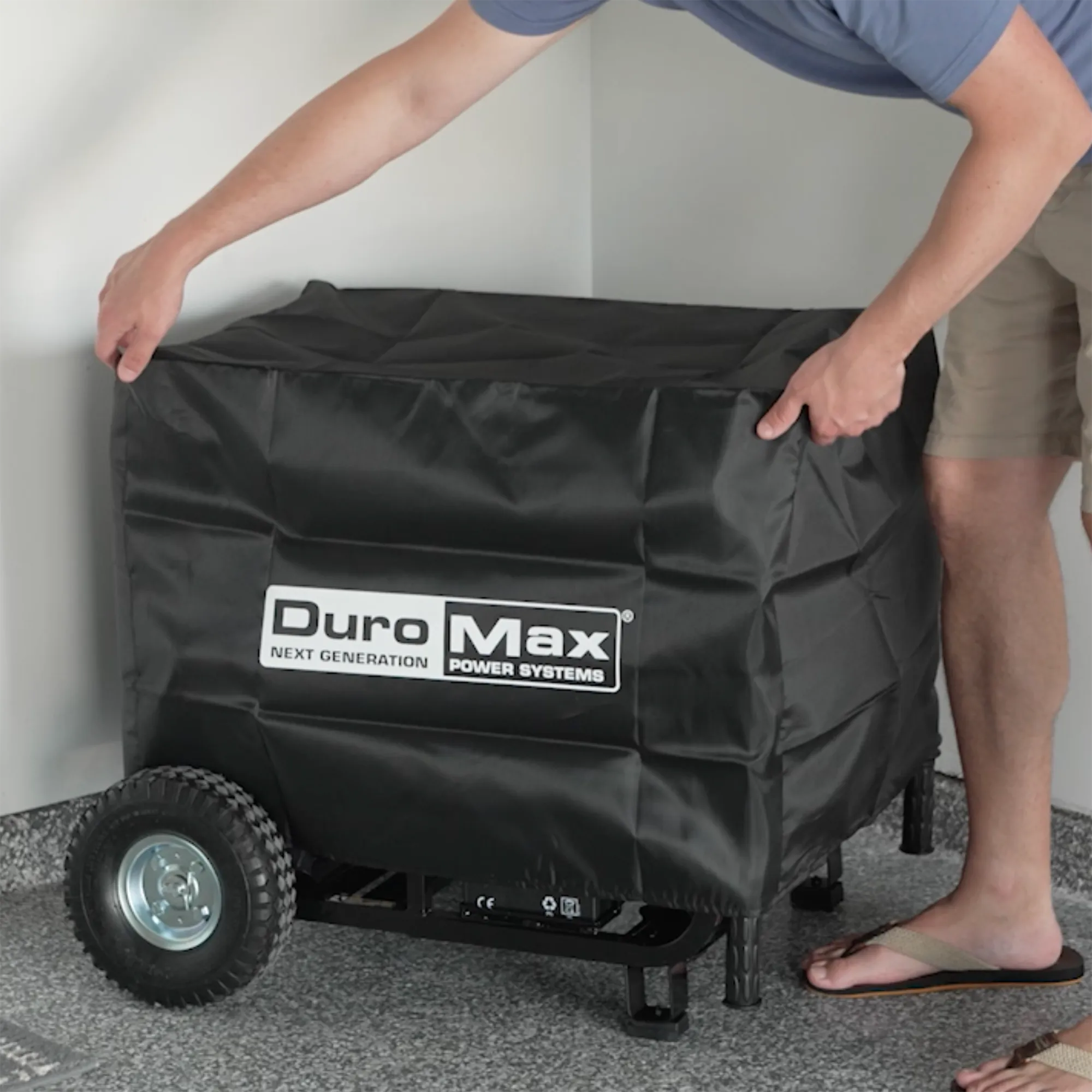 Large Weather Resistant Portable Generator Dust Guard Cover