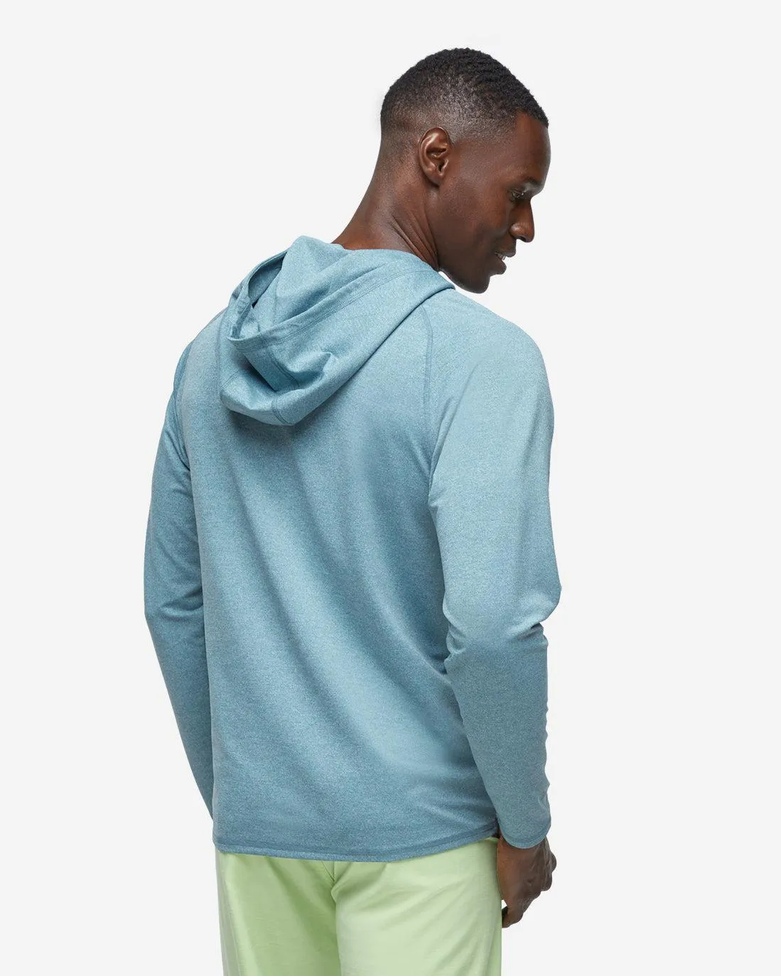 Lay Low Hoodie - Green Coral