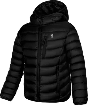 Little Donkey Andy Kids Boys Packable Hooded Puffer Jacket Children Lightweight Puffer Coat Winter 6-14Years