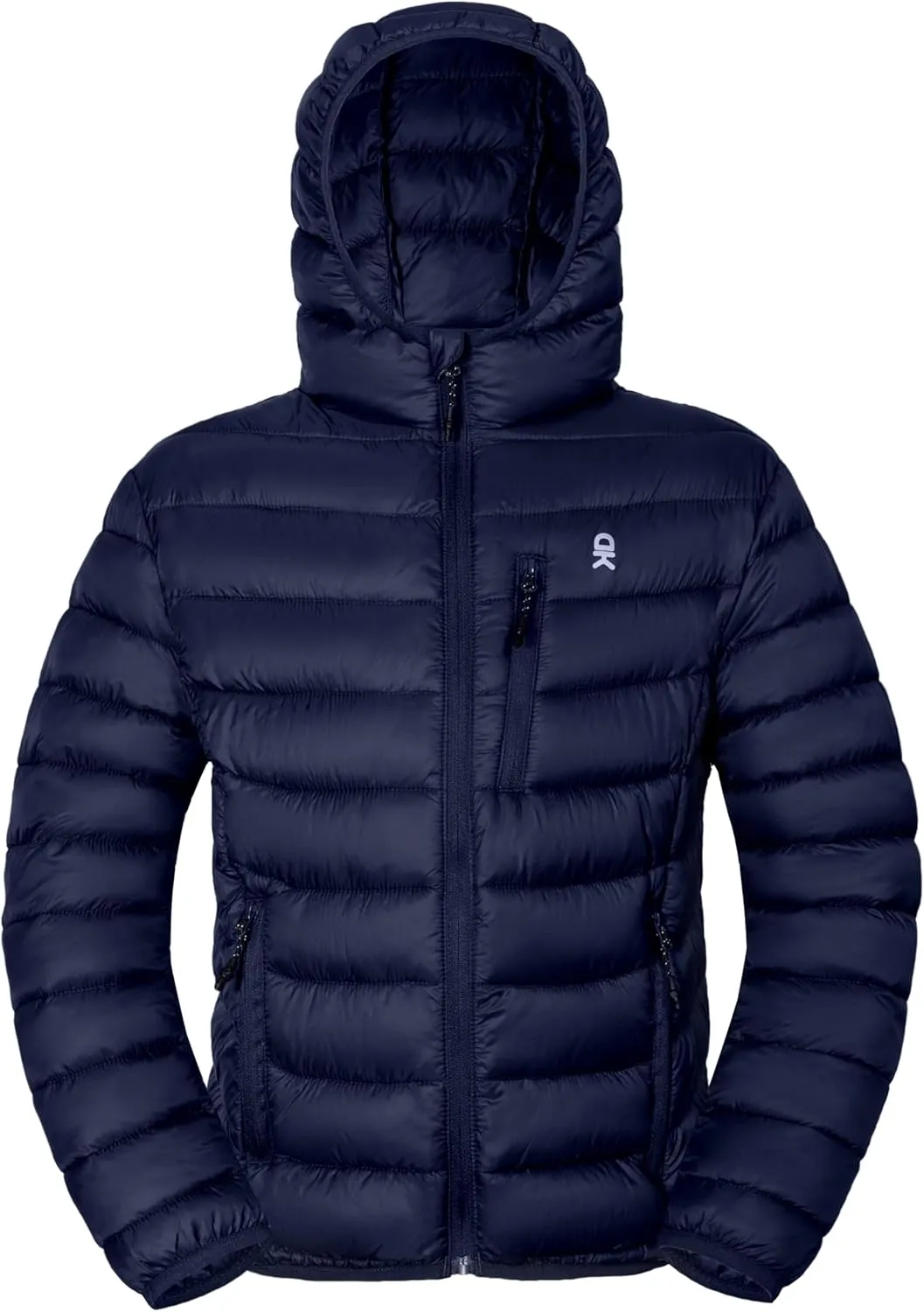 Little Donkey Andy Kids Boys Packable Hooded Puffer Jacket Children Lightweight Puffer Coat Winter 6-14Years