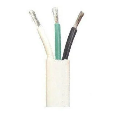 Marine-Grade Tinned Copper Triplex Flat Wire By The Foot