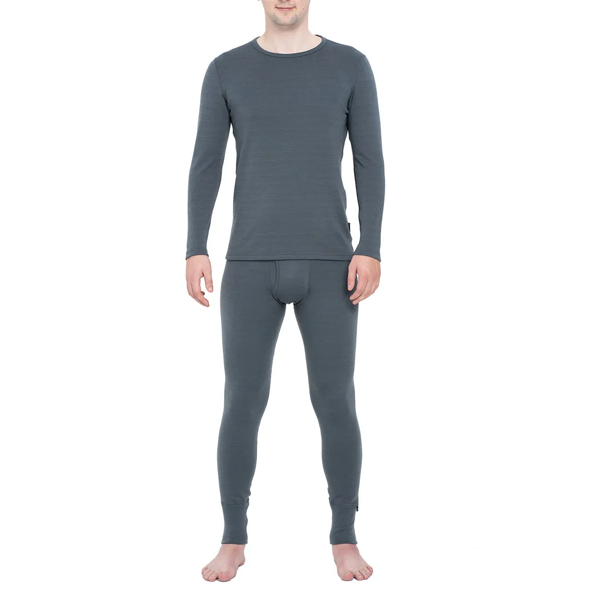 Men's 250 Long Sleeve & Bottom 2-Piece Perfect Grey
