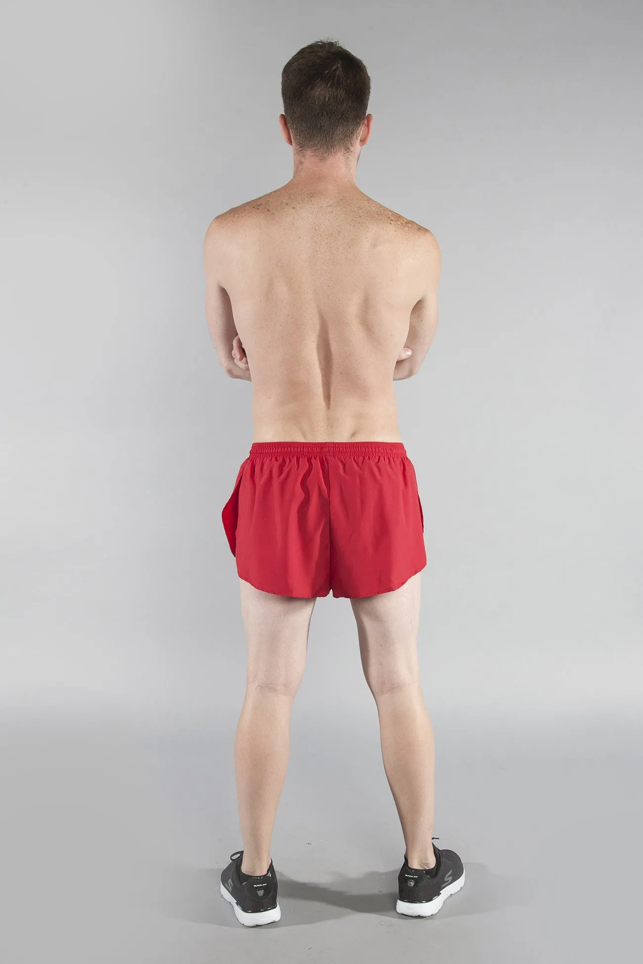 Men's Flag 1" Elite Split Shorts [A-B] - Arkansas