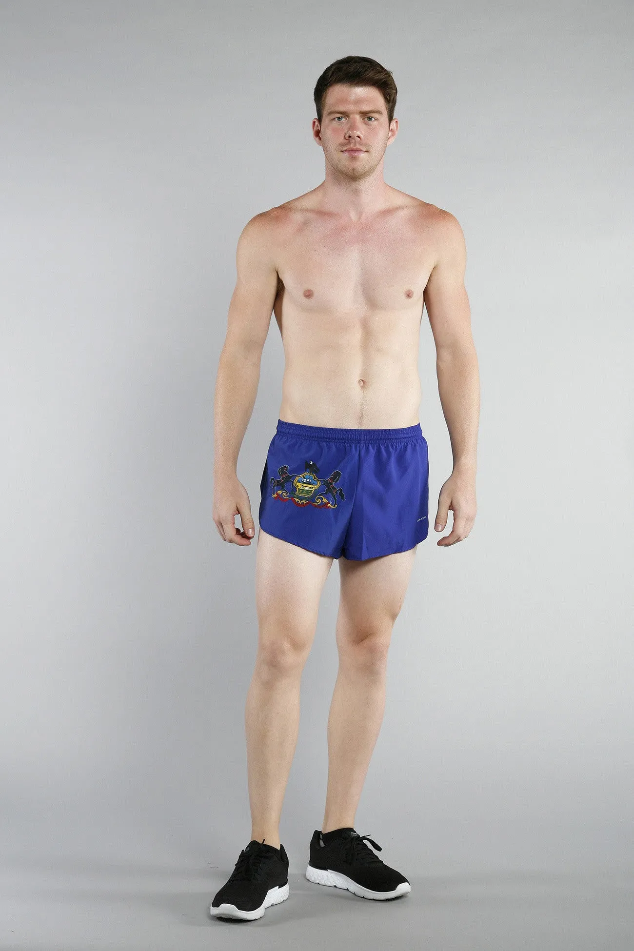 Men's Flag 1" Elite Split Shorts [O-R] - Pennsylvania
