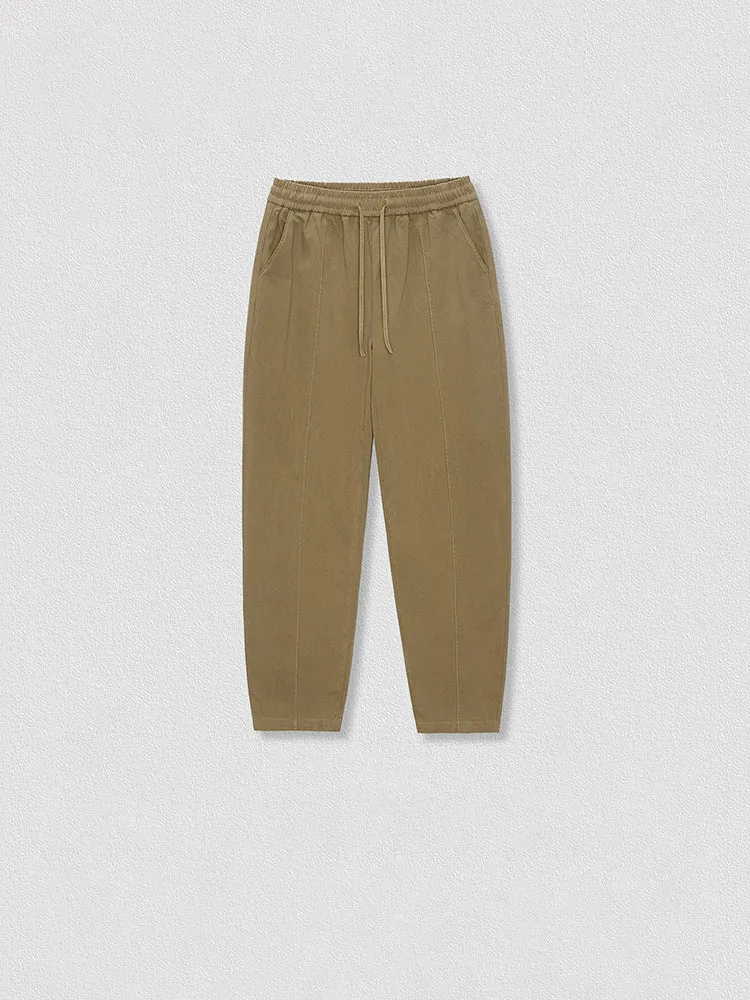 Men'S Straight Solid Joggers
