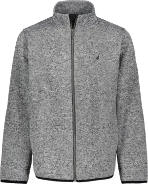 NAUTICA Boys' Full Zip Jacket, Kangaroo Pockets, Made with Lightweight Fleece