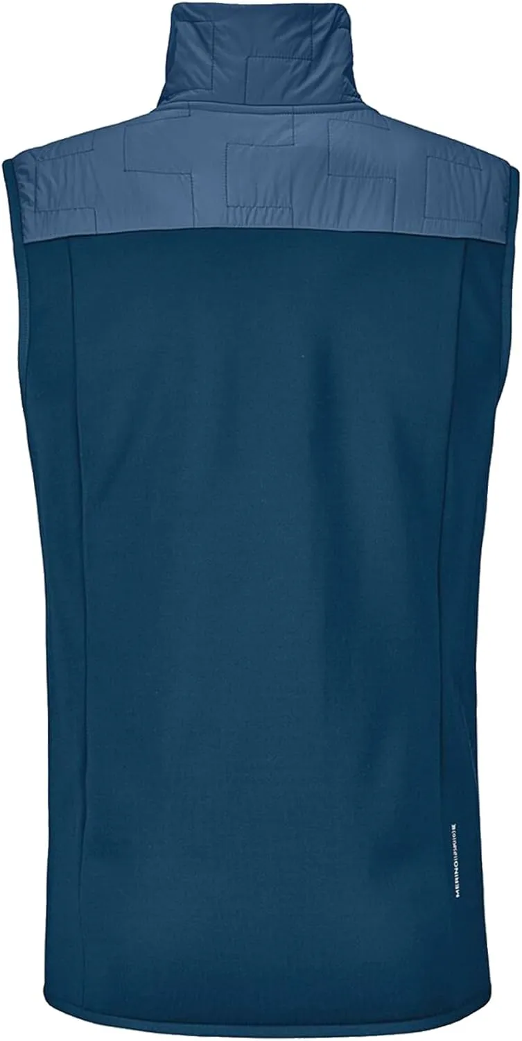 Ortovox Mens Fleece Plus Vest, High-Performance Merino Wool Blend Zip Up Shell Vest for Freeride, Mountaineering & Ski Tours