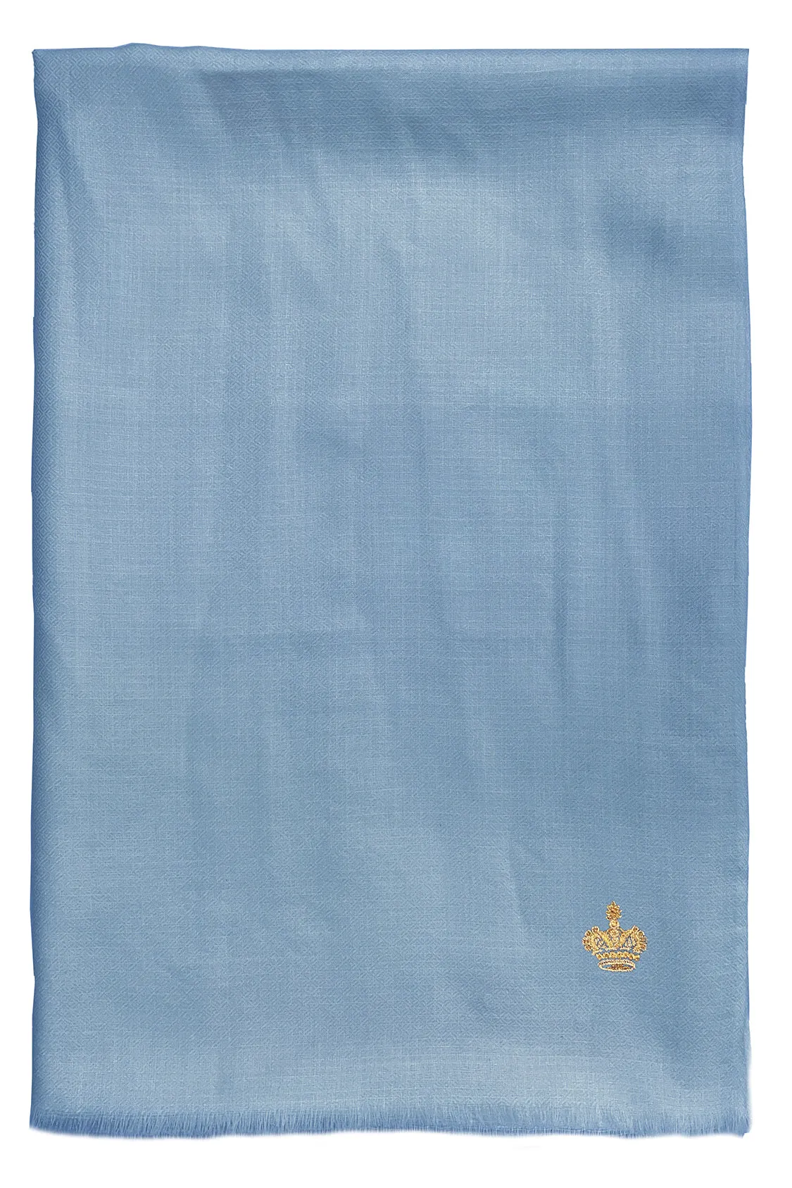 The Crown | Diamond Weave Pure Cashmere Personalized Shawl