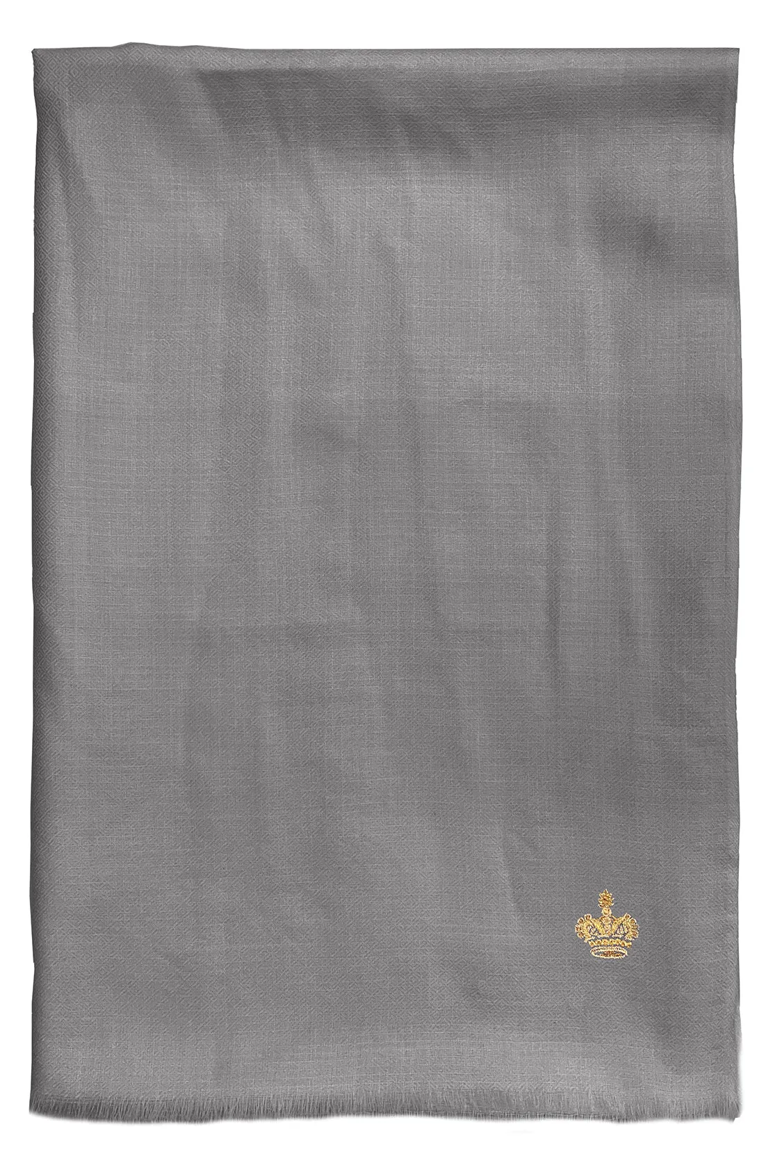 The Crown | Diamond Weave Pure Cashmere Personalized Shawl