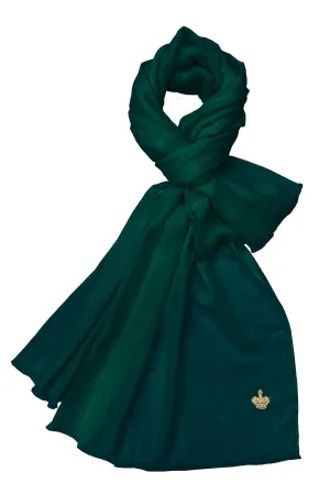 The Crown | Diamond Weave Pure Cashmere Personalized Shawl