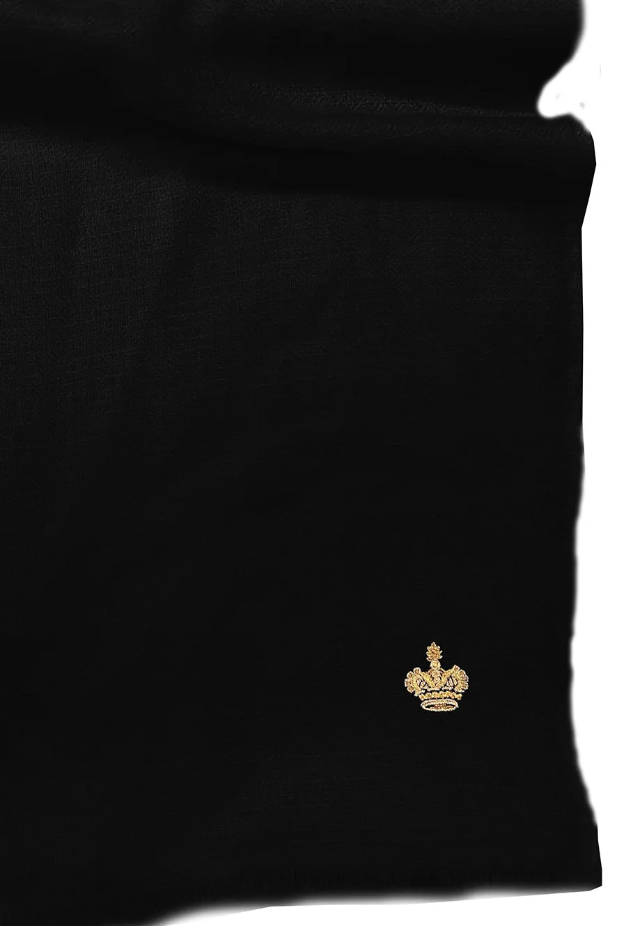 The Crown | Diamond Weave Pure Cashmere Personalized Shawl