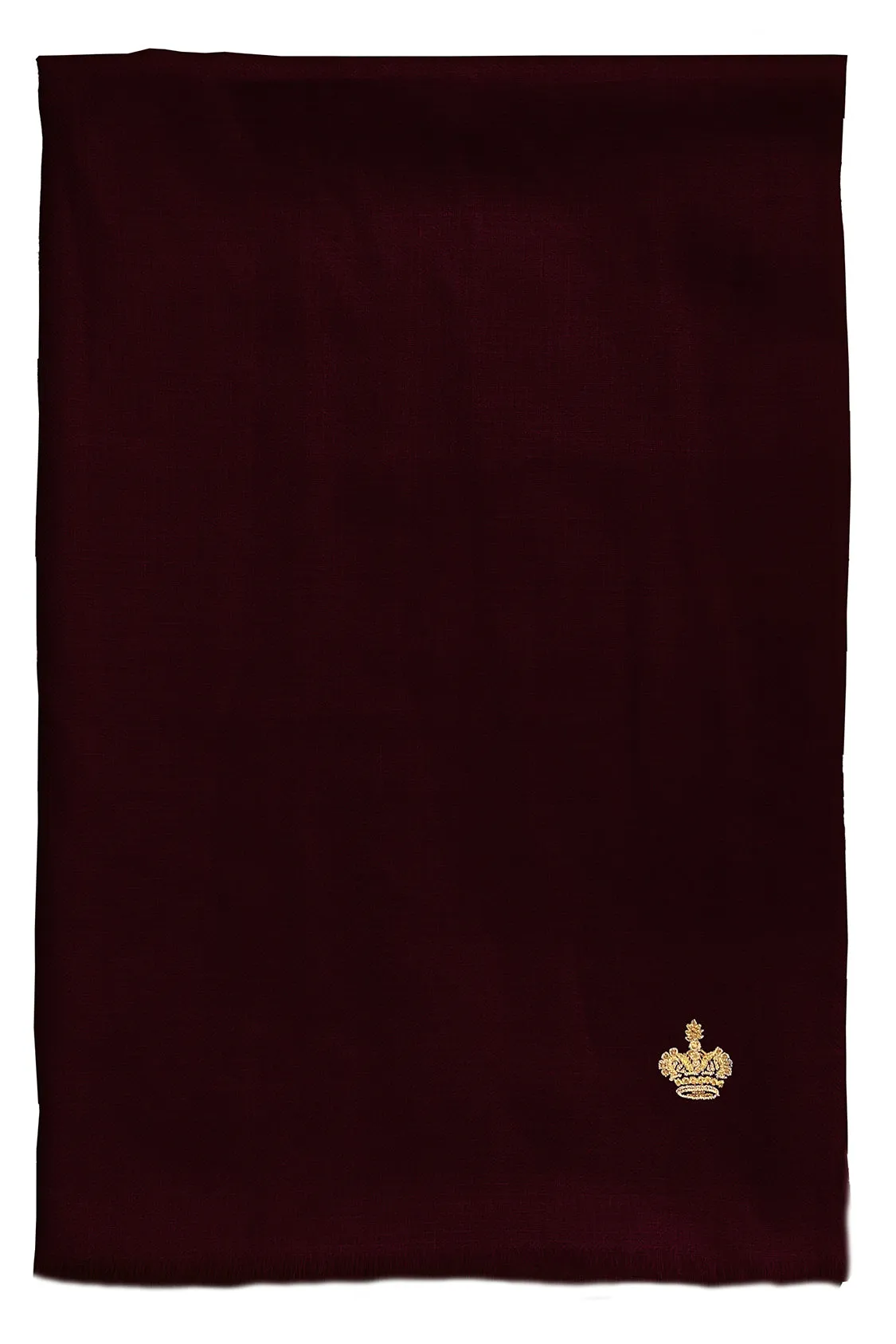 The Crown | Diamond Weave Pure Cashmere Personalized Shawl