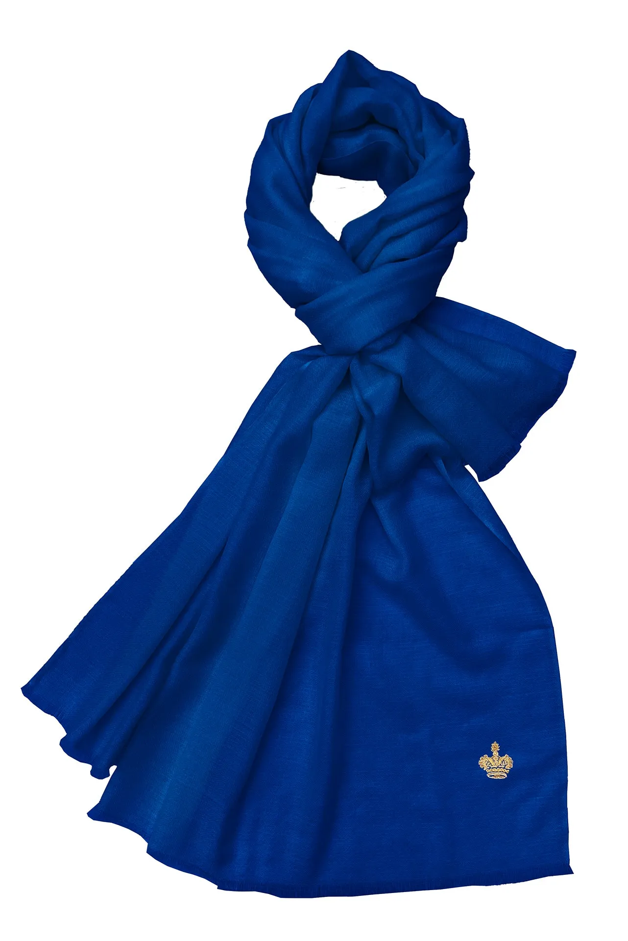 The Crown | Diamond Weave Pure Cashmere Personalized Shawl