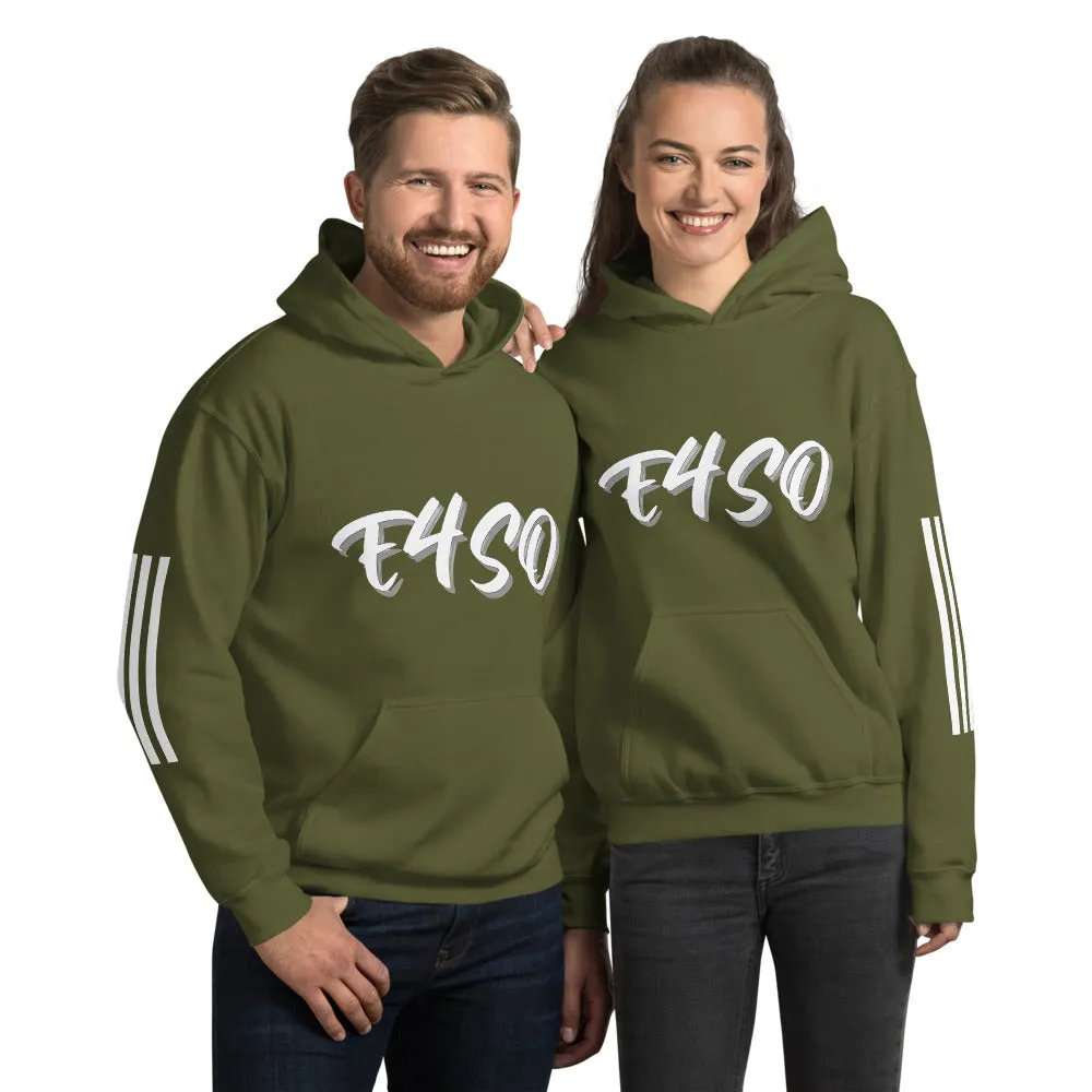 Unisex White Leaf E4SO Hoodie