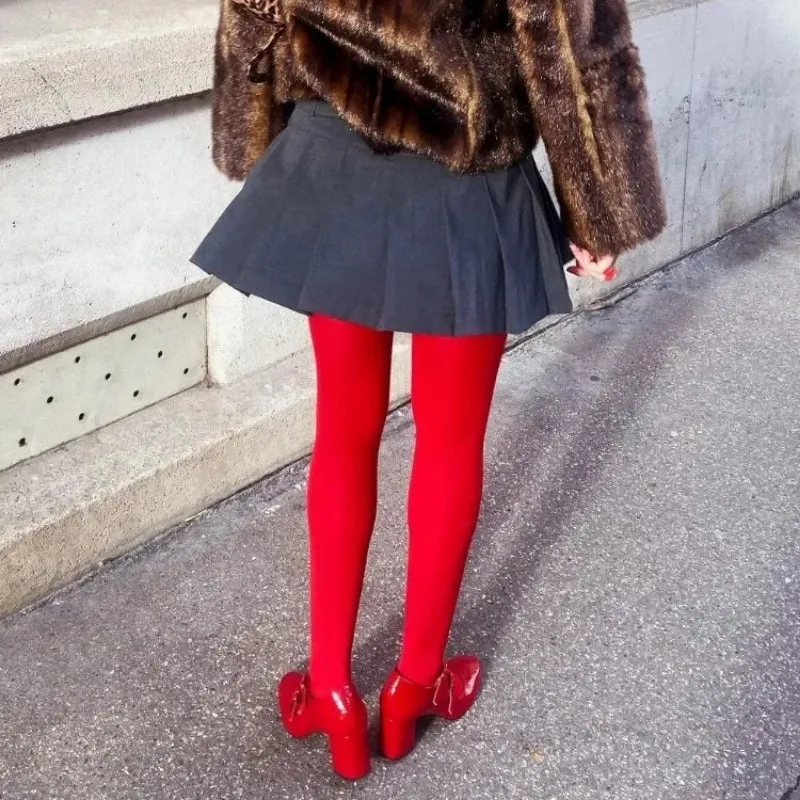 Vibrant Collection of Women's Candy-Colored Tights