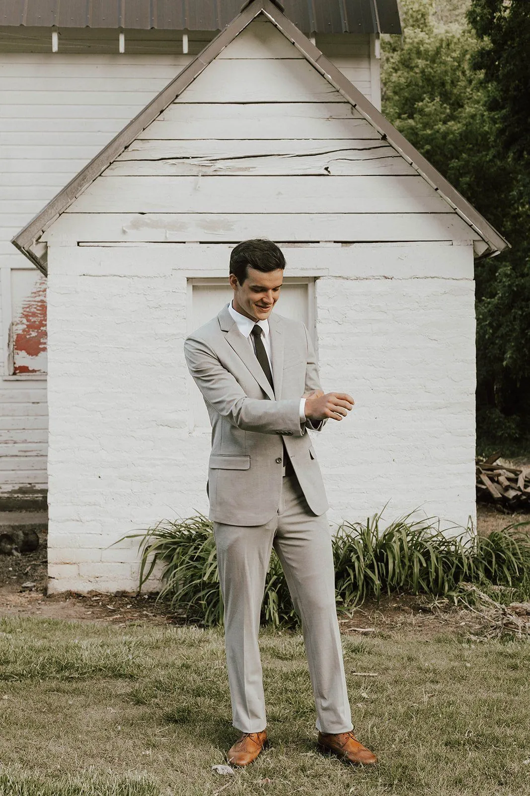 Washable 2-Pant Flex Suit Light Grey