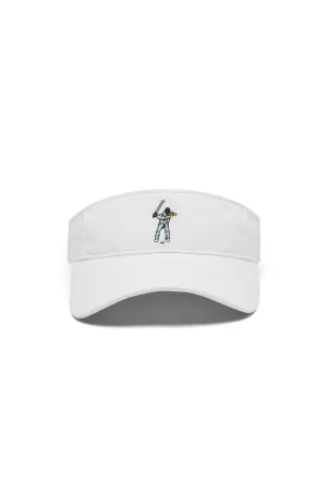 White Tournament Visor