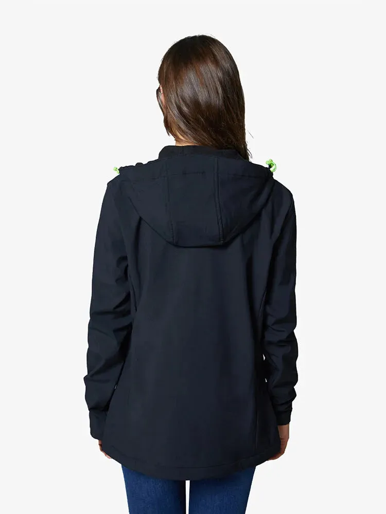 Women's Alocasia Fluorencent Trim Softshell Jacket