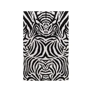 Zebra Cashmere Throw Blankets by Saved NY