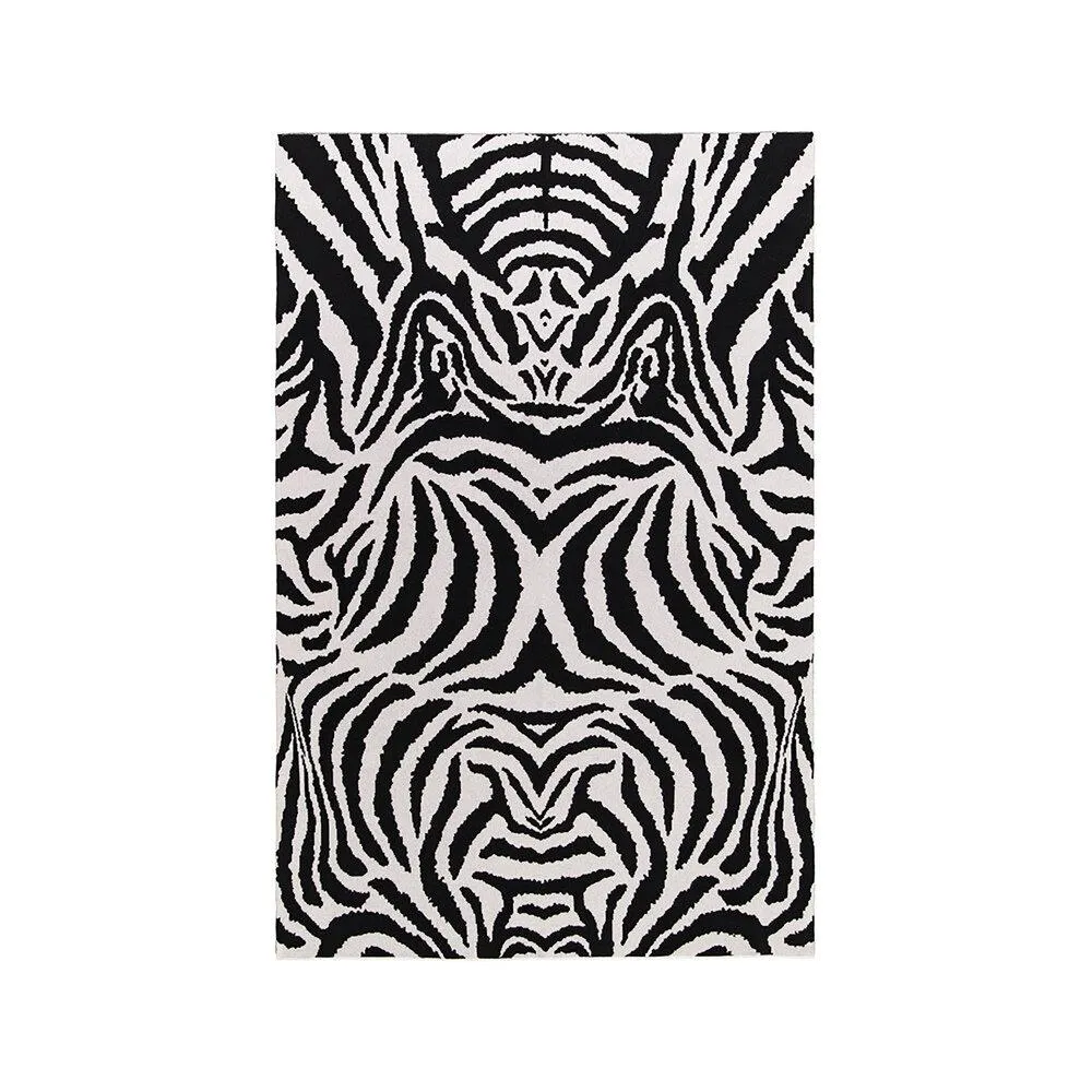 Zebra Cashmere Throw Blankets by Saved NY